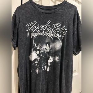 Grey Purple Rain Tshirt